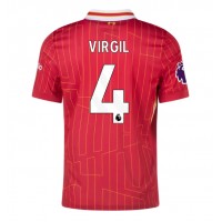 Pánský Fotbalový dres Liverpool Virgil van Dijk #4 2024-25 Domácí Krátký Rukáv